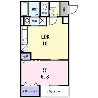 ロイヤルシティ- AYA【2階】の間取り