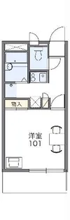 レオパレスイマジン【1階】の間取り