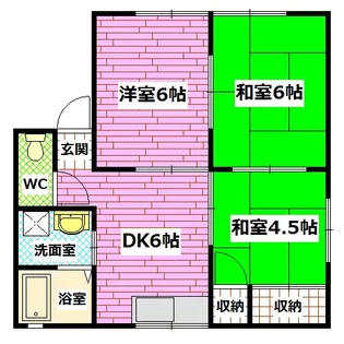 セジュール勢良【2階】の間取り