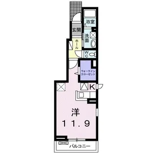 サニータウン II【1階】の間取り