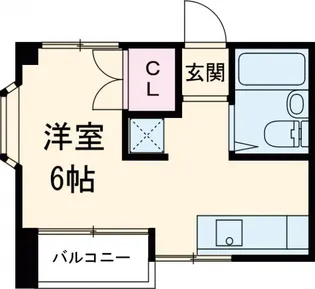 ユミサマリア【6階】の間取り