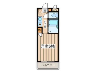 ヒルズHOKUYU【3階】の間取り