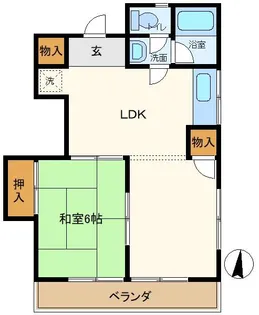 カトレアハイツ【3階】の間取り