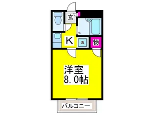 グレースりんくう【2階】の間取り