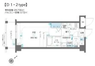 AELL蒲田南【2階】の間取り
