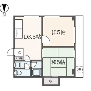 サンテリア三田【1階】の間取り