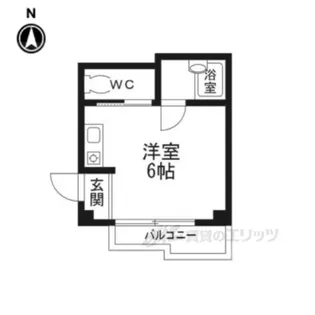 ハイツ菱屋【3階】の間取り