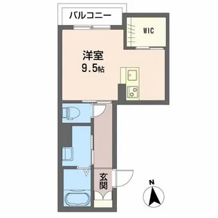 チェルシー 西津田 West【2階】の間取り