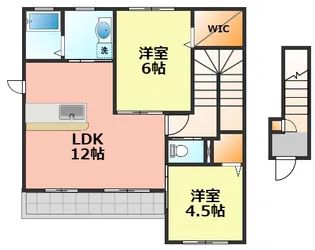 メッサジオ雅【2階】の間取り