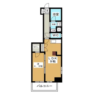 エステムプラザ名古屋丸の内【2階】の間取り