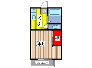 メゾンイケダ【2階】の間取り