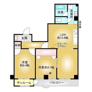 ビルトマンション西宮【5階】の間取り
