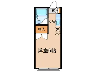 グリーンハイム【2階】の間取り