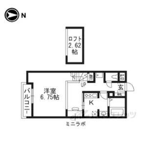 アトレ太秦【2階】の間取り