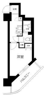 ガラ・ステージ目黒不動前【7階】の間取り
