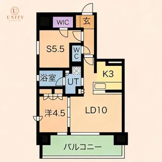 ミュプレ上前津【14階】の間取り