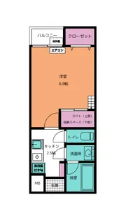 プロスぺリタ萩原【2階】の間取り