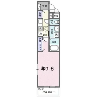 グレイスフル 栗橋【1階】の間取り