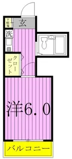 クリオ北松戸壱番館【3階】の間取り