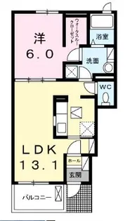 キンダーテラッセIII【1階】の間取り