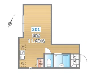 ネストリア小豆沢【3階】の間取り