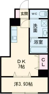 ウエストレジデンス【1階】の間取り