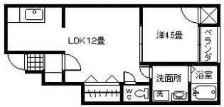 ウッドリバー【1階】の間取り