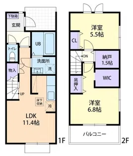 Foliar(フォーリア)III【2階】の間取り