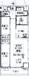 GENOVIA梅島【4階】の間取り