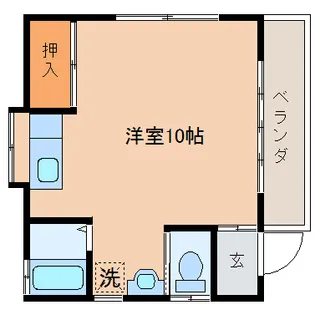 シャレル山王【2階】の間取り