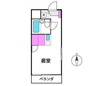 トップ門沢橋【2階】の間取り