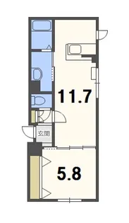 e-casa【4階】の間取り