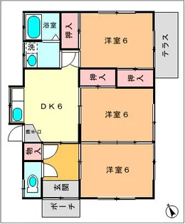 宮城県角田市角田字中島上【一戸建】の間取り