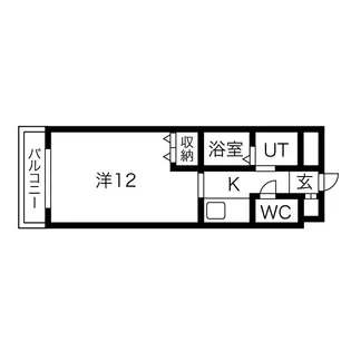 Porte Rise【4階】の間取り