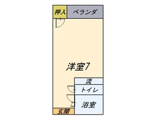 フィリア黒髪【3階】の間取り