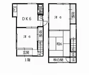 高知県高知市神田【一戸建】の間取り