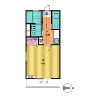 ハーバーライト【1階】の間取り