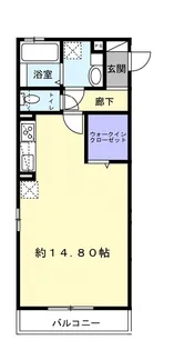 La vie chaud(ラヴィショー)A館【3階】の間取り