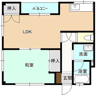 コーポ青山【3階】の間取り