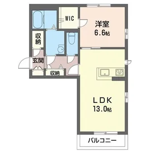 エクラージュ アビタシオン【2階】の間取り