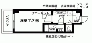 サニープレイス港島【9階】の間取り