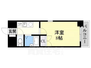 タウンコート児島【4階】の間取り