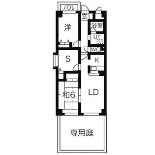 フローラ【1階】の間取り