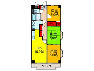 寿PARTIII【4階】の間取り
