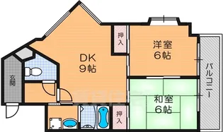 NSマンション3【4階】の間取り