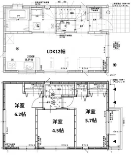 東京都立川市砂川町7【一戸建】の間取り