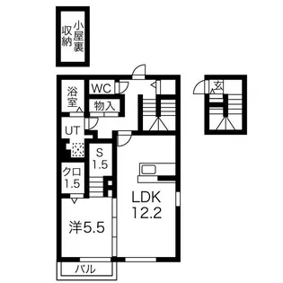 ランドスケープトイタウン【1階】の間取り