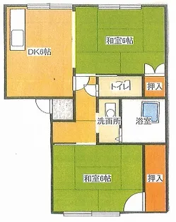 フレグランス・アゾノ【2階】の間取り