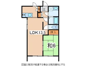 コーポ ジン【1階】の間取り