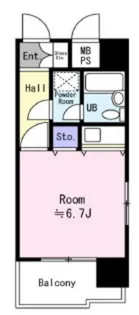朝日プラザ横川駅前【2階】の間取り